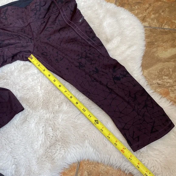 Lululemon Top Speed Crop Star Crushed Black Cherry Size 4 - Picture 15 of 16